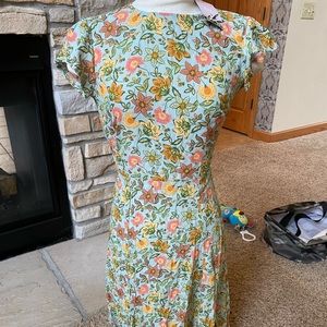 Floral midi dress